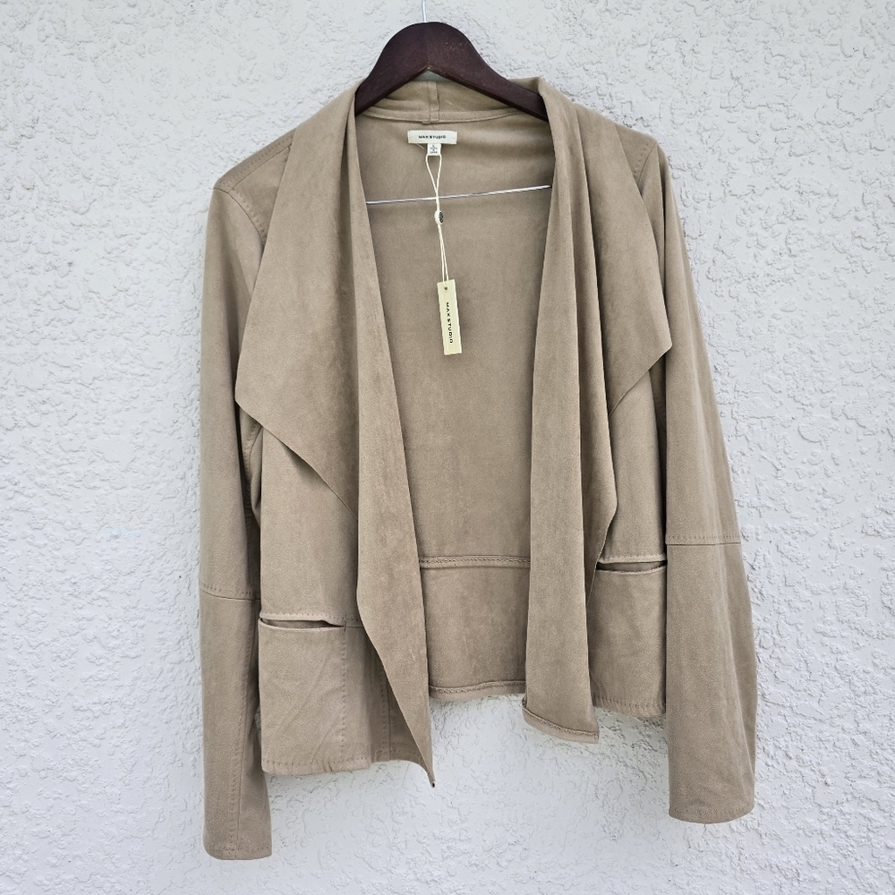 Women's Fall Tan Jacket - Picture 3 of 7